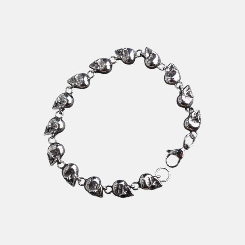 Pulseira Caveira Gótica
