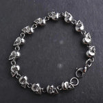 Pulseira Caveira Gótica