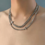 Colar Estrela Dupla Camada